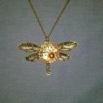 Steampunk Dragonfly Necklace